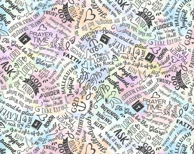 Scripture Quilt Fabric Bible Verse Baby Quilt by Themadcraftduckie ...