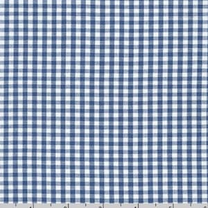 1/8 &quot;Denim Gingham Stoff - 100% BAUMWOLLE Stoff, Blau Gingham, Quilting Stoff, Bekleidungsstoff, Carolina Gingham von Robert Kaufman C23