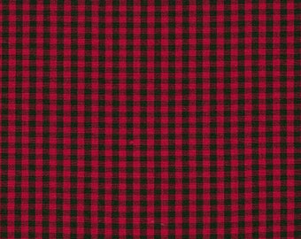 1/8 inch Scarlet Gingham Fabric - Cotton Quilt & Apparel - Robert Kaufman