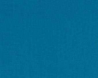 Oasis Solid Kona Cotton from Robert Kaufman Fabrics - 100% COTTON Fabric, Blue Quilting Fabric C3