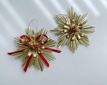 ヴィンテージ 1950 1960 ティンセル タッセル クリスマス オーナメント