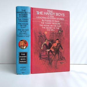 1950s The Hardy Boys Mystery Series 3 in 1 Book Volumes 1-3