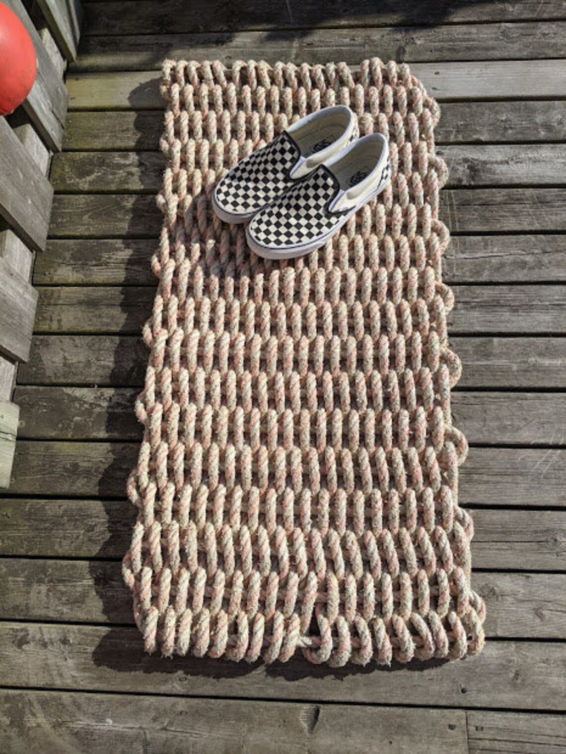 Maine Rope Door mat Reclaimed lobster rope mat Doormat Etsy