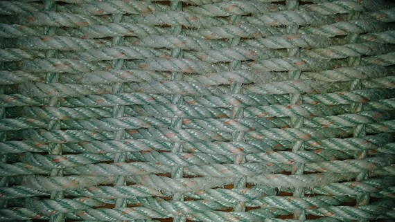 Nautical Rope Doormat Welcome Mat Custom Doormat Recycled Lobster Rope Mat Handwoven Unique Gift Doormat 20x30