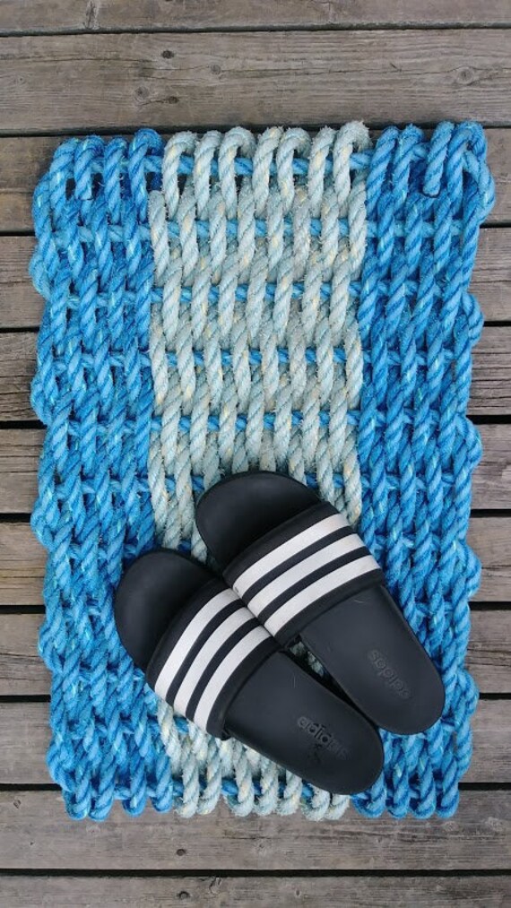 Maine Lobster Ropemat Doormat Door Mat Recycled Reclaimed Etsy