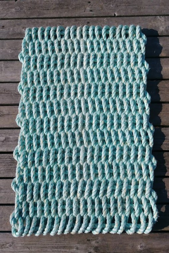 Reclaimed Maine Lobster Rope Mat Doormat 20x30 Rope Doormat Etsy