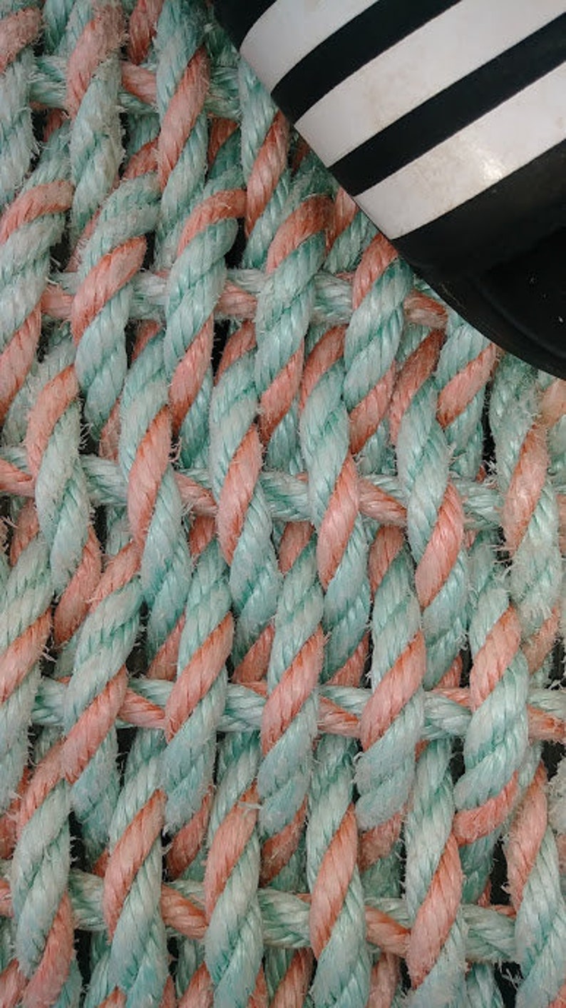 Maine Lobster Rope Mat Doormat Handwoven Doormat Recycled Gulf Etsy