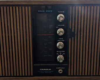Vintage 1960's Juliette TOPP Solid State Am/fm Radio - Etsy