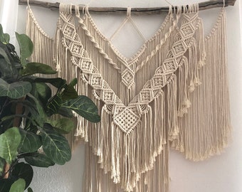 Large Macrame wall hanging/ above the bed/handmade/wall hanging/boho decor