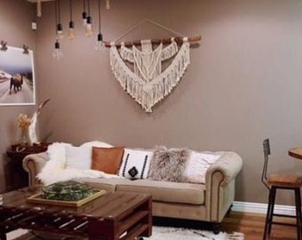 Extra Large macrame wall hanging/ boho decor/ wall hanging/ handmade macrame/ backdrop/ wedding decor