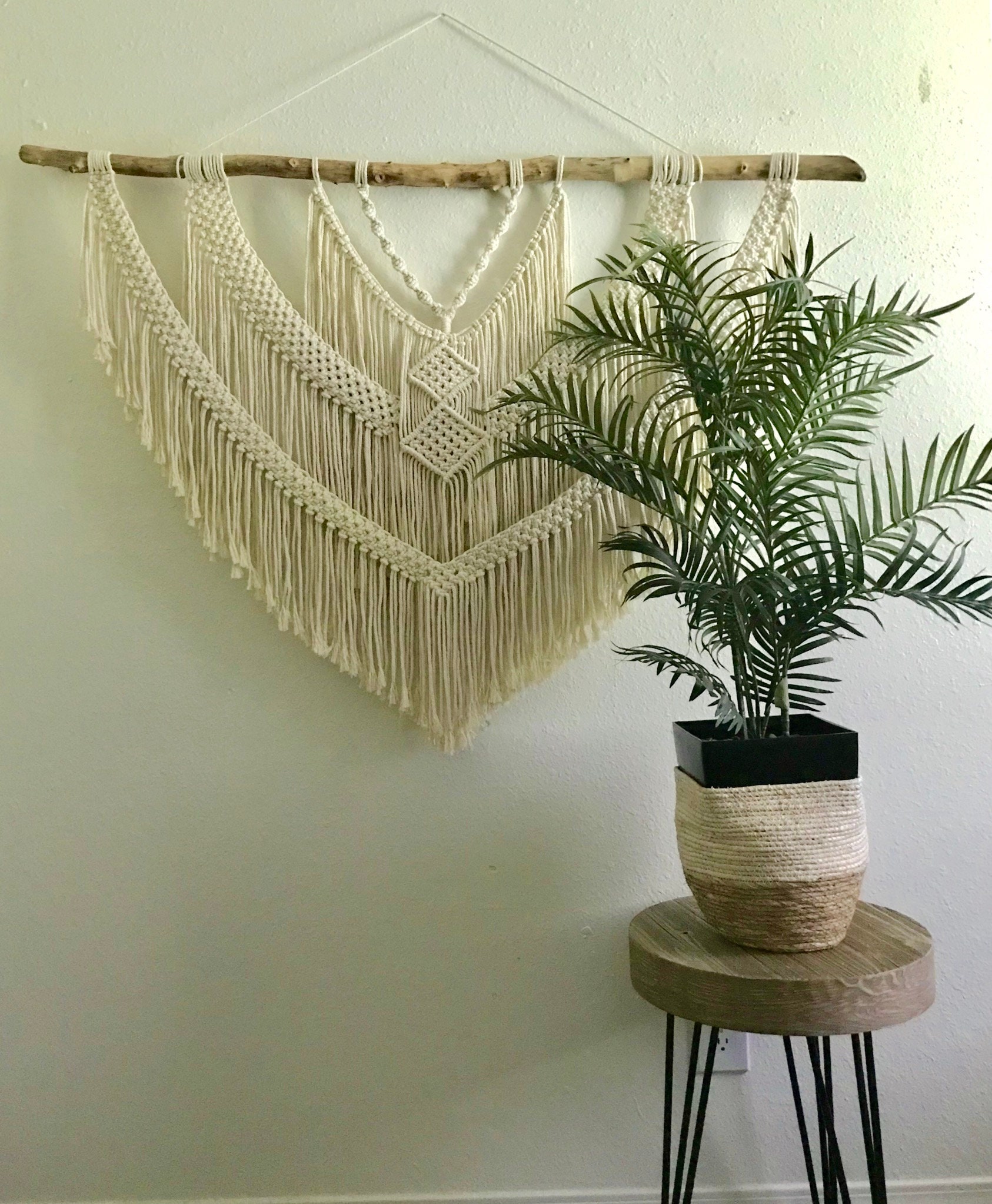 Large Macrame Wall Hanging/ Boho Decor/ Wall Decor/ Wall | Etsy