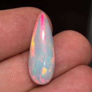 Natural Welo Opal Cabochon (8.2 Carats; Ethiopian Opal)