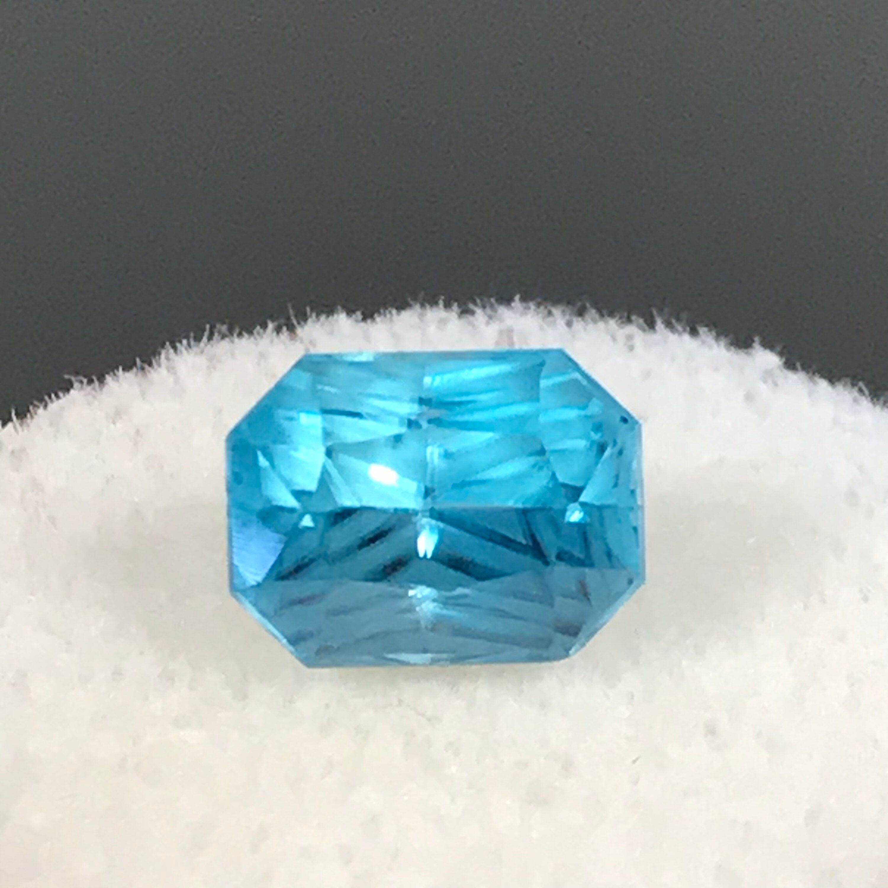 4.52 Ct Blue Zircon Master Cut Loose Gemstone For Fine Jewelry Etsy