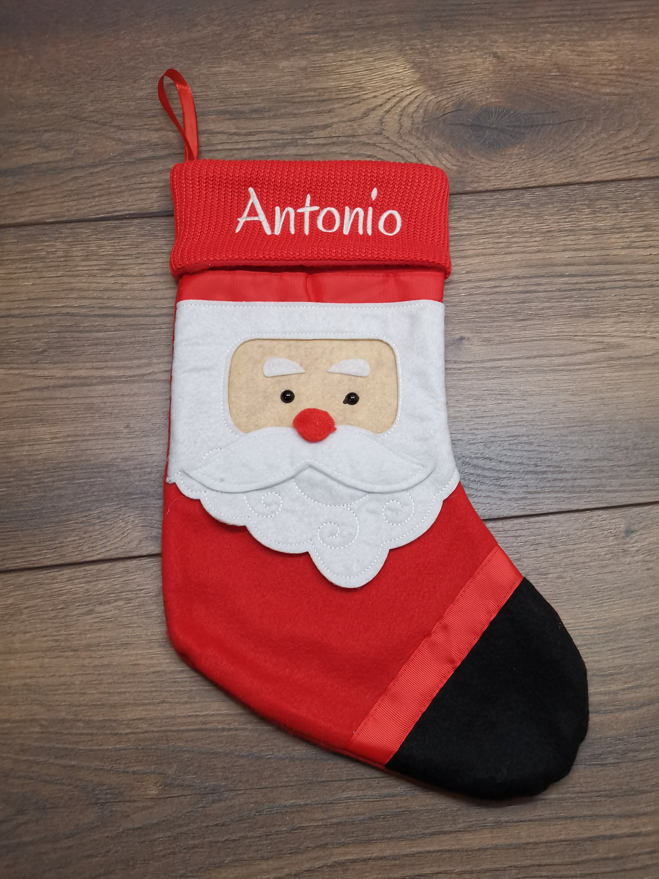 DFADKYWU 3 Stück Nikolausstrumpf Kinder, Weihnachtssocken