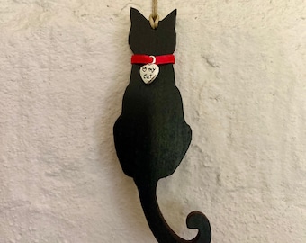 Cat Decoration, Black cat, Cat gift, Cat Ornament, Cat Lover Gift, Cat Owner Gift,