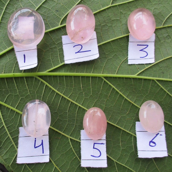 Brand New Rose Quartz Oval Shape Smooth Cabochon ,Gemstone Cabochon,100% Natural,At factory price(107et215)