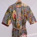 Patchwork Night Robe Indian Vintage Silk Sari Robe Nightdress Kimono ...