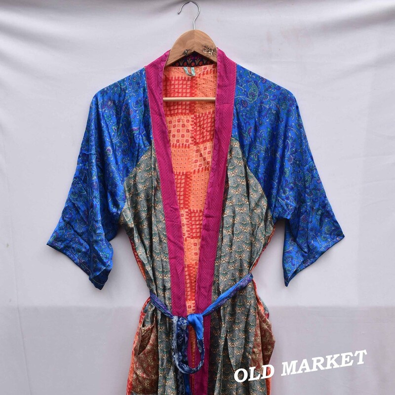 Vintage Silk Sari Etsy