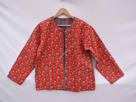 Quilted indian jacket clearance