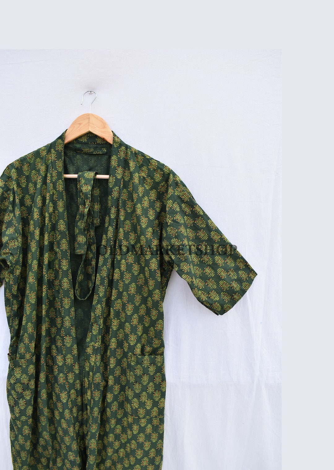 Bath Robe Cotton Robe,kimono Indian Pure Cotton Frida Kahlo Bath Robe ...