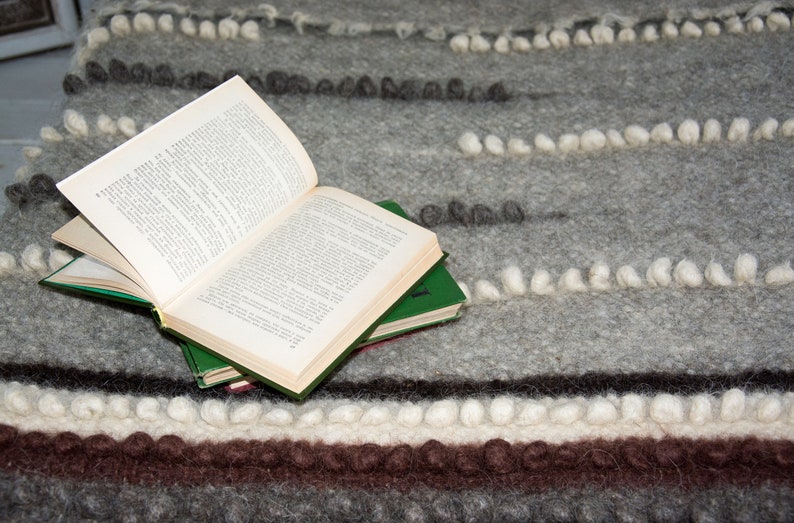 Queen Size Bedspread, Coverlet Wool Blanket, Woven Blanket, Bed Spread