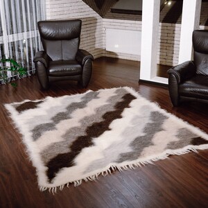 Living Room Rug Wool Rug Home Decor Area Rug Large Carpet Handmade Handwoven Rug Wool Area Rug Large Area Rug Rugs Soft Area Rug Wool Throw