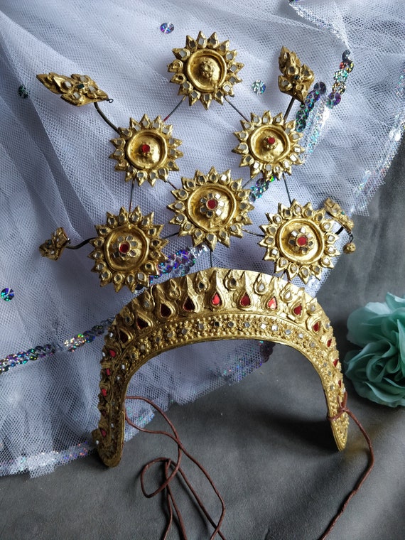 Vintage Thai, Siam Temple dance headdress