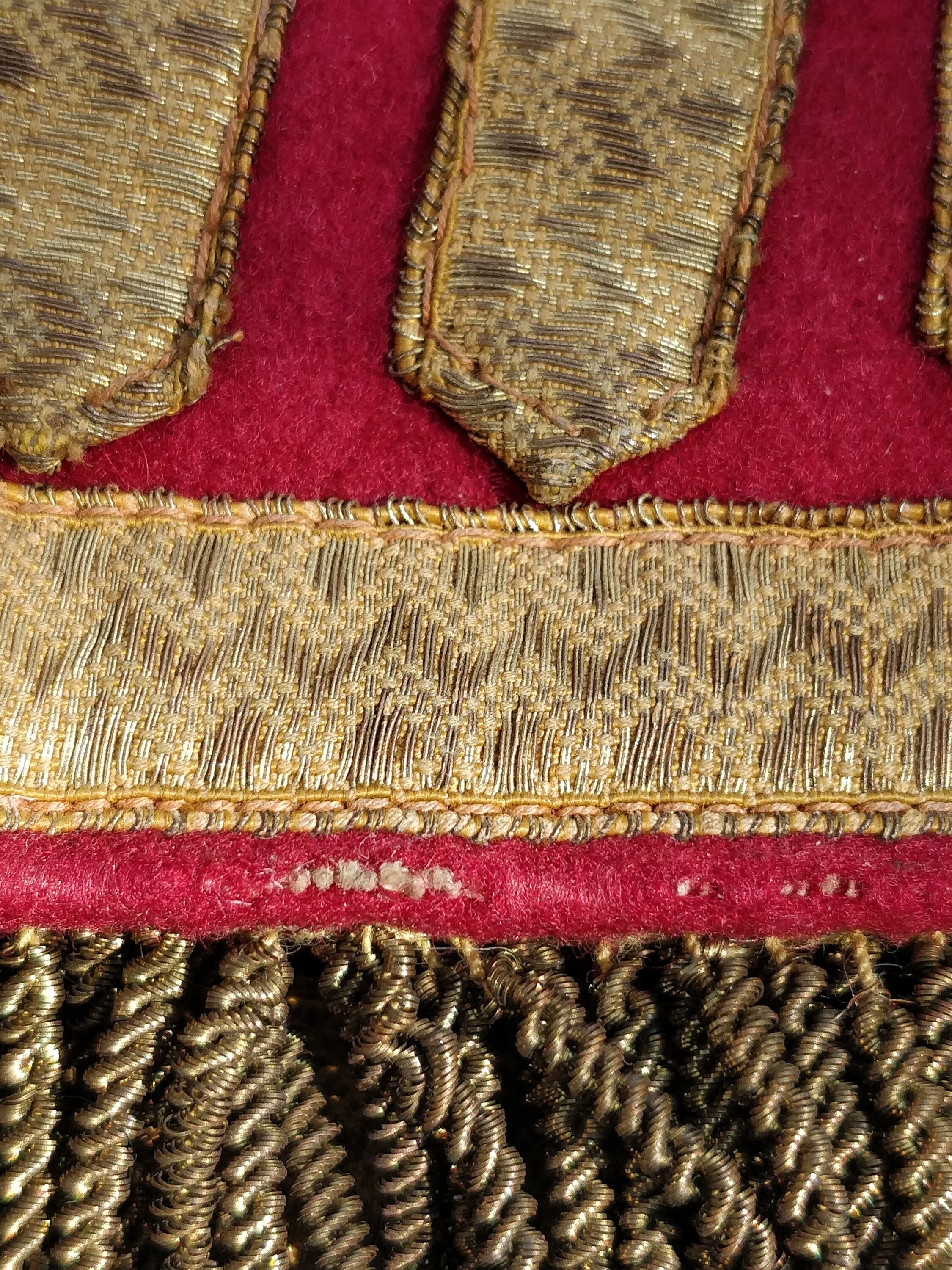 Swallows nests for musicians uniforms, antique movie prop, Theater