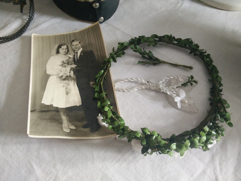 Deutsche Myrte Hochzeit Krone Vintage Myrte Diadem Braut Etsy.de