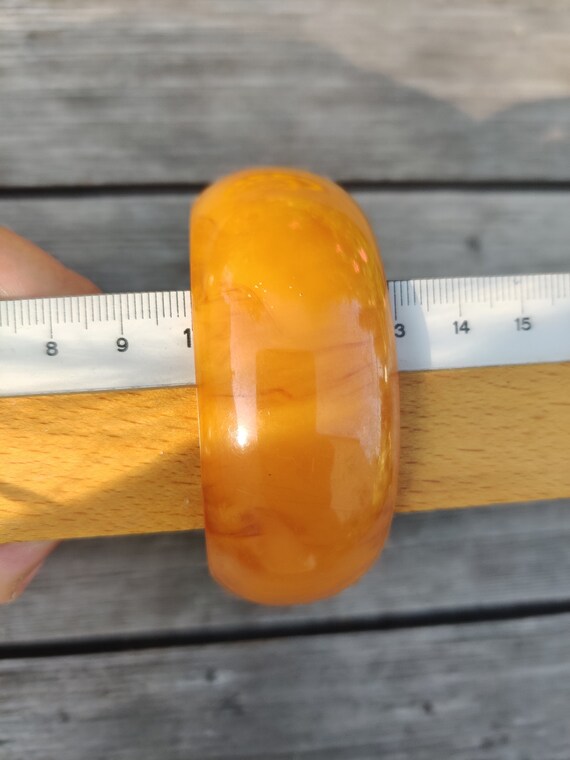 Bracelet Vintage En Bakelite Galalithe - Bijou Ancien Style Rétro - Occasion