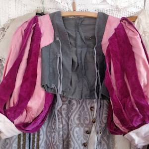 Antique Childs Theater costume Part, pink Boudoir, shabby chic, brokante