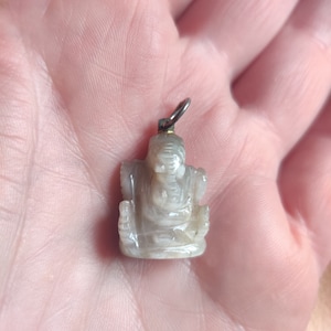 Little Vintage Hand carved Ganesha stone pendant