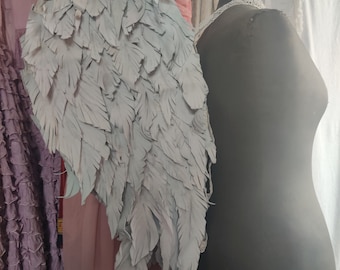Large angel wings, cherub wings from theater, theater costume, boudoir decor, brokante