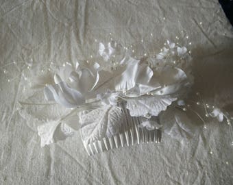 Vintage Braut Haarkämmchen .Haarkamm, shabby chic , vintage Hochzeit