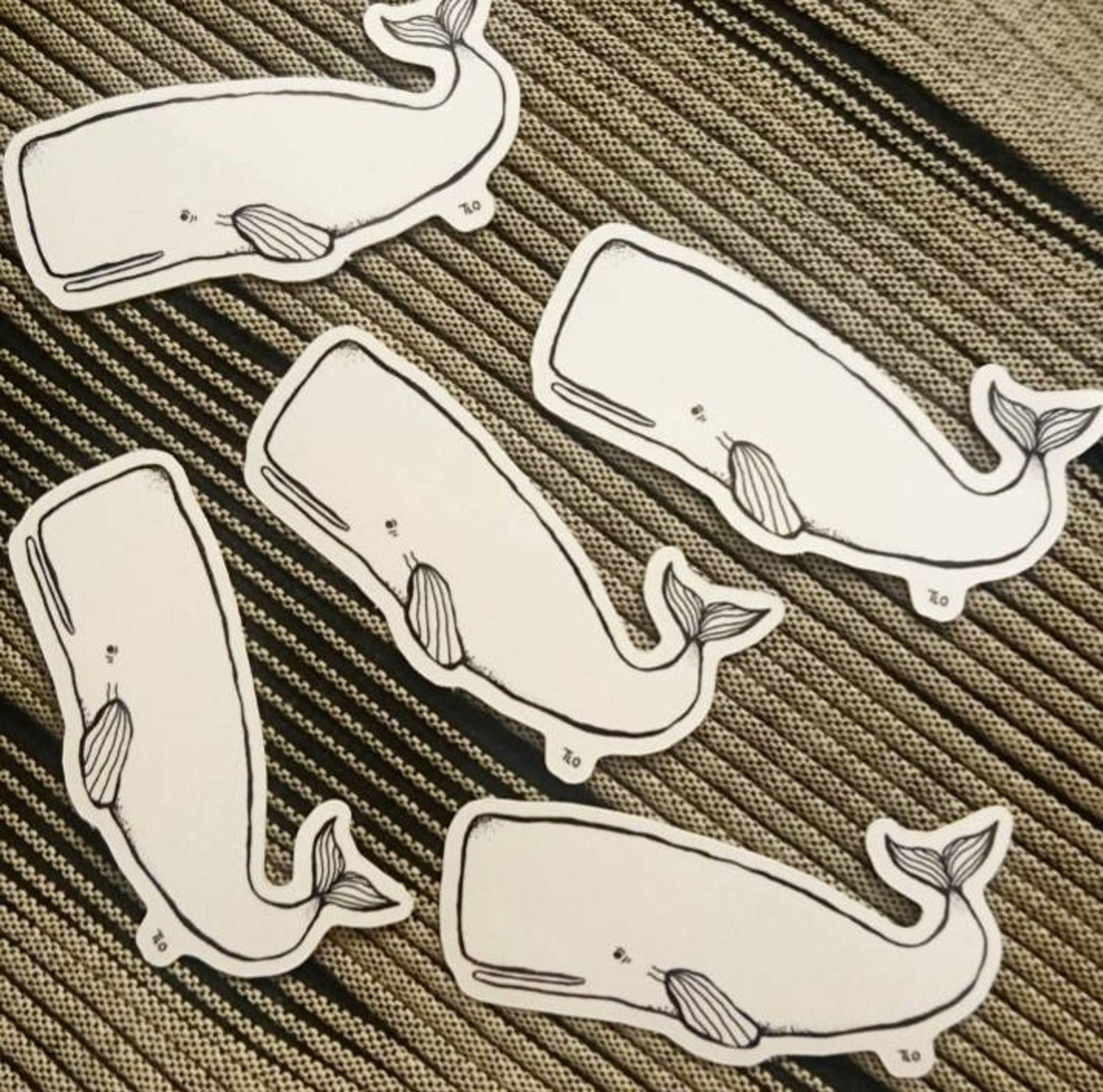 Stickers Cute Sperm Whale sticker pack 4pack | Etsy