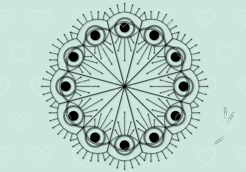 Download Mandala Template Cnc Blueprint Vector Mandala Svg 3d Volumetric Drawing Mandala 24 Clock Files For Cnc Lasercut Svg Dxf Eps Files Sculpting Forming Craft Supplies Tools Kromasol Com