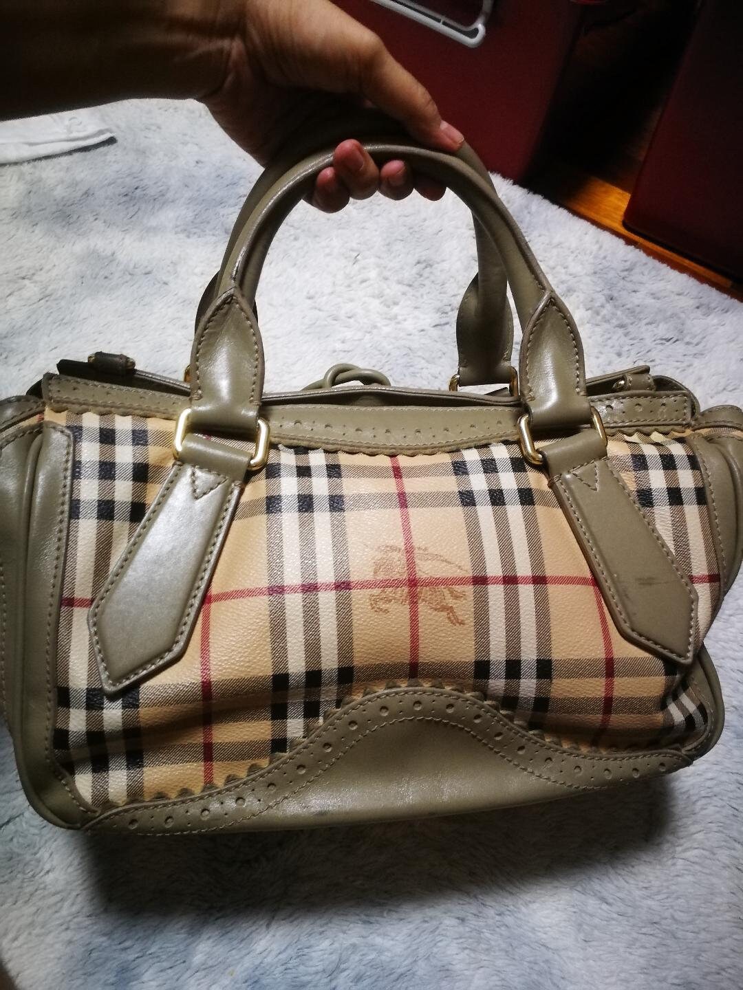 Burberry Classic Vintage Design Attache Bag main image 1