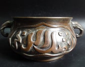 BestOffer-Rare Quality Antique Chinese Bronze Censer Incense Burner quot XuanDe quot Marks