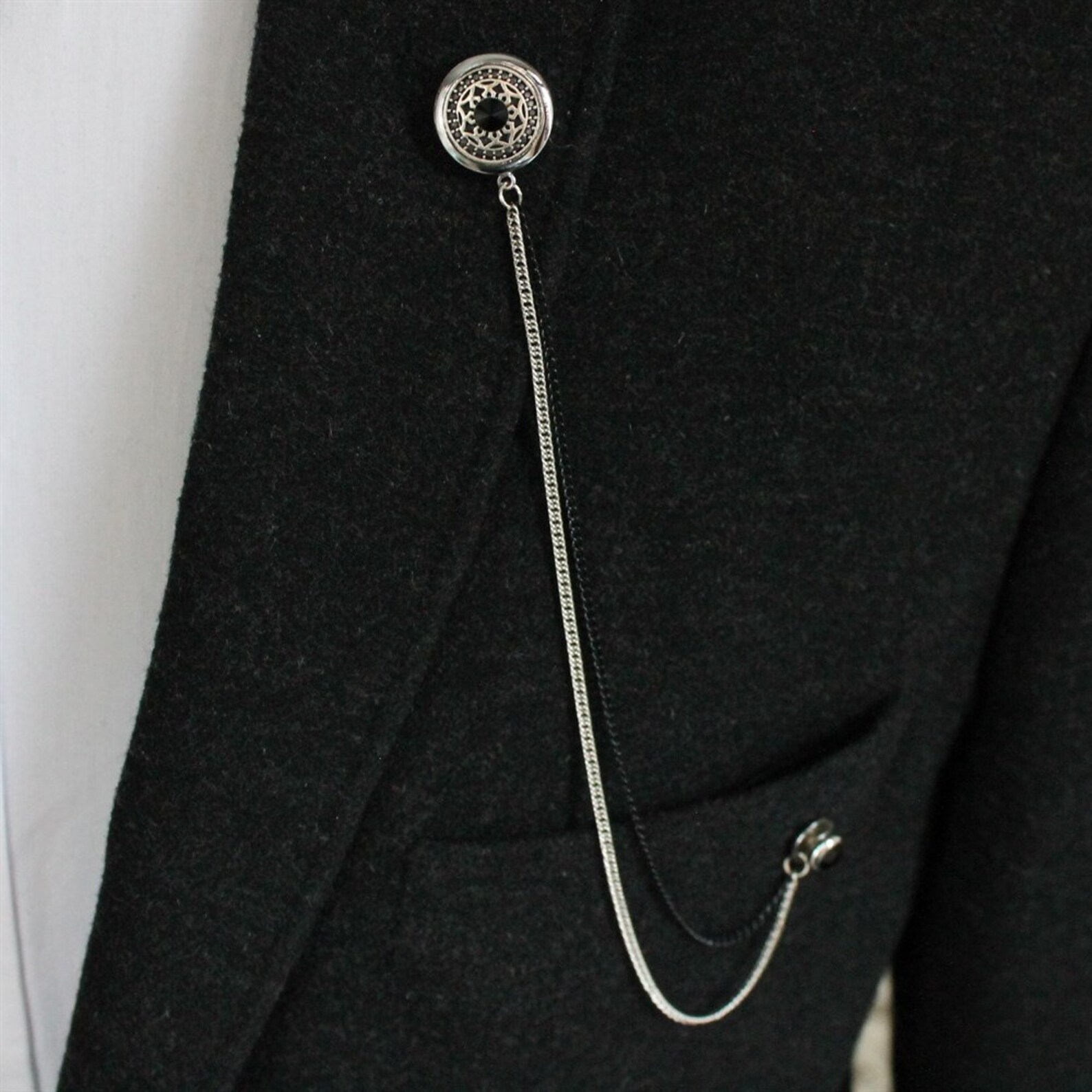 6 MODÈLES Broche de chaîne de veste faite à la main / Etsy France
