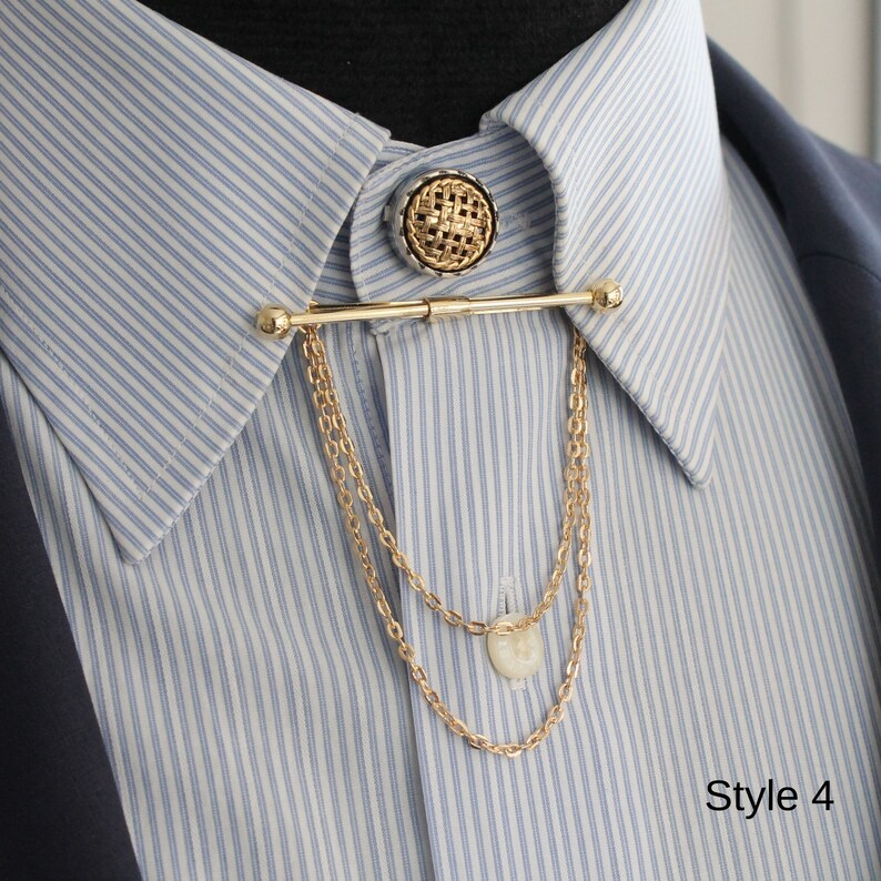 Gold Color Collar Pin Collar Bar Shirt Collar Clips - Etsy