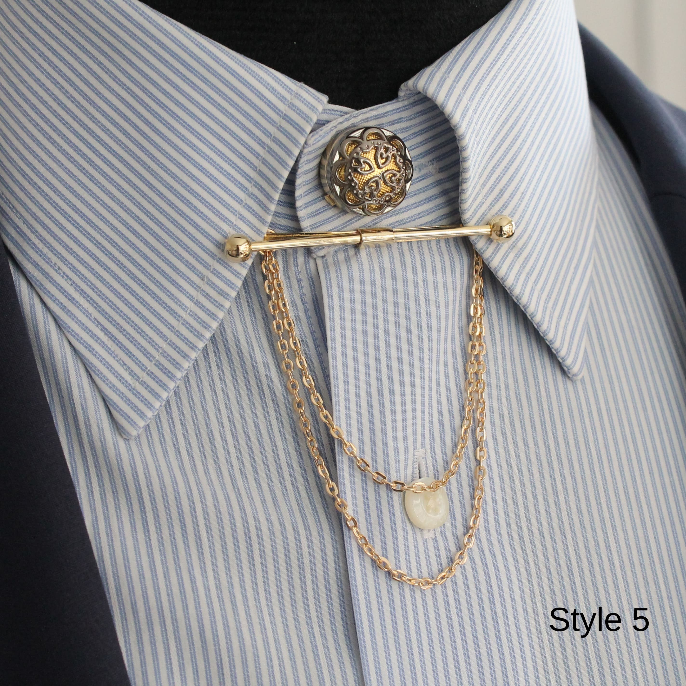 ポスターフレーム PC GOLD SHIRT COLLAR PIN - GOLD-ANTIQUE - 通販