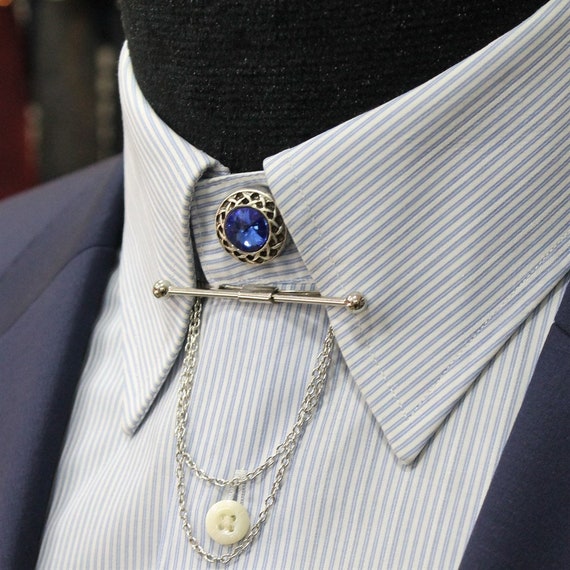 Mens sale collar brooch