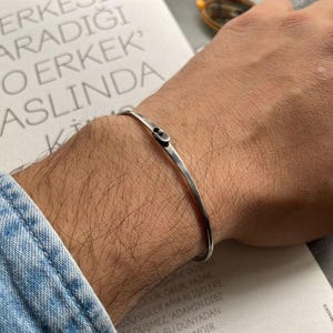 Cool 925 Sterling Silver Bracelet, Men Bracelet, Unisex Bracelet, Gift for Him, Collection Handmade Bracelet, Jewelry Jewellery for Men Man
