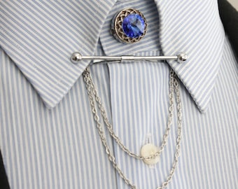 Acquista Spilla a foglia Perla finta Decorazione con strass lucidi
