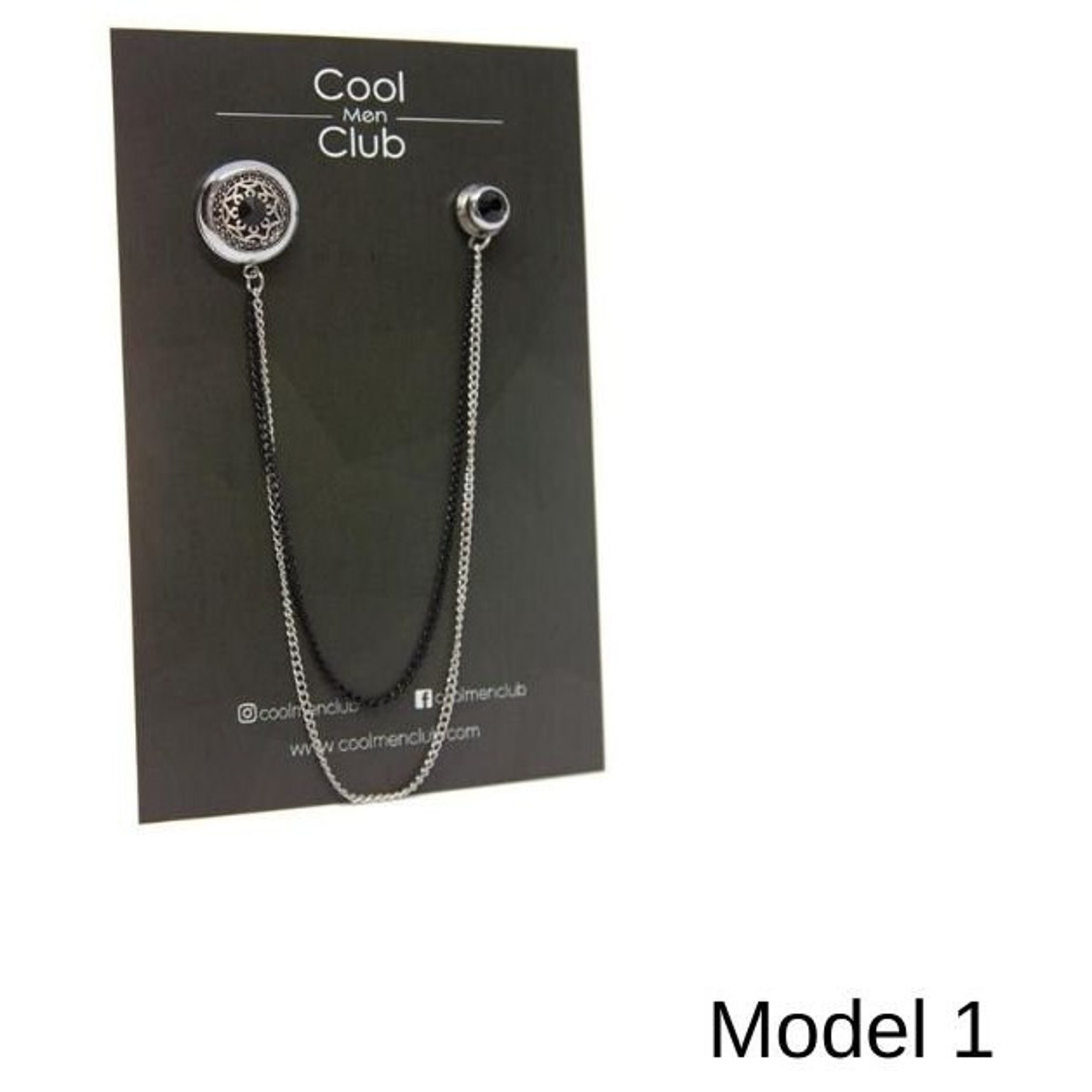 6 Modelshandmade Jacket Chain Brooch / Lapel Pin Men's Etsy