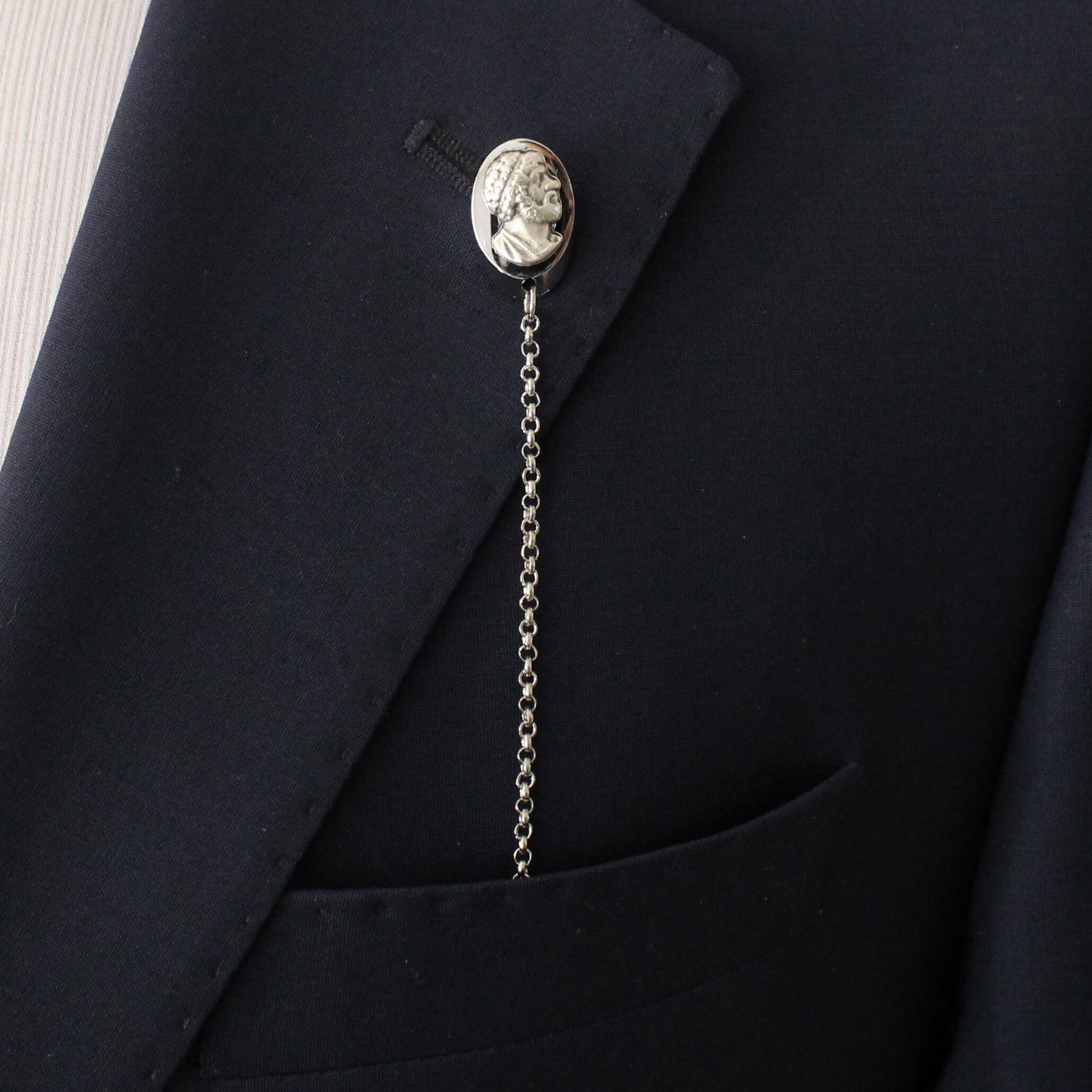 Lapel Chain Handmade Unique Design lapel chain pin Gift for Etsy