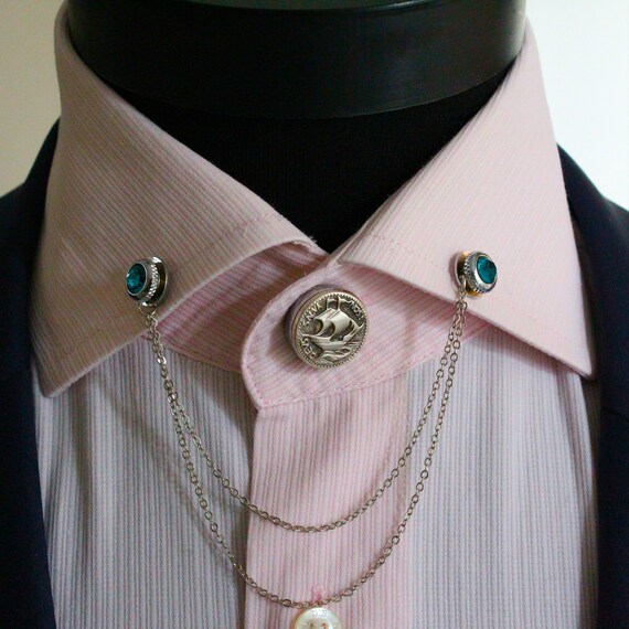 mens chain brooch