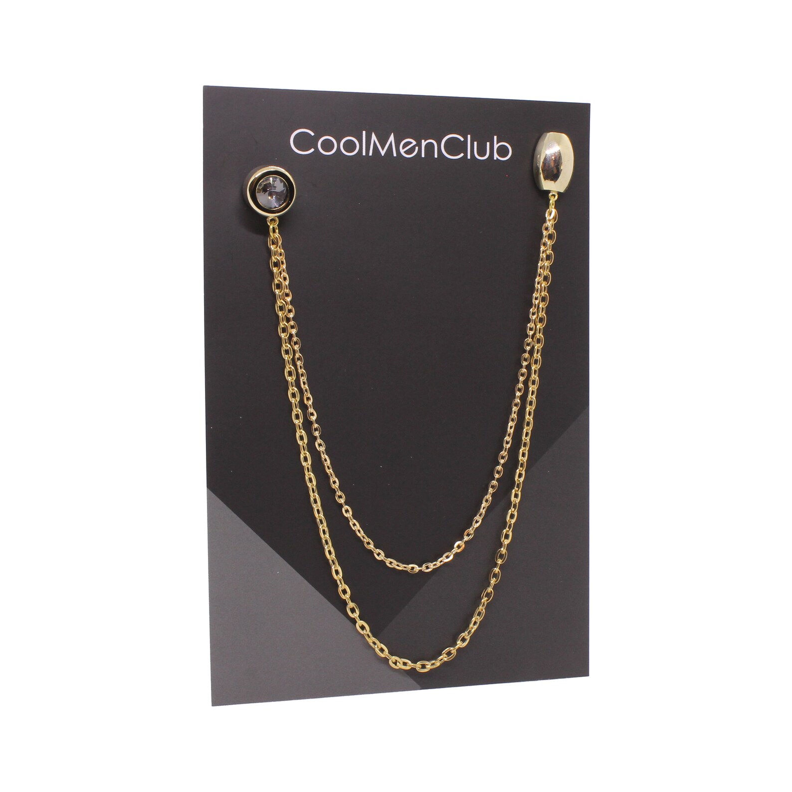 5 Models in 1 Jacket Chain Pin With Changeable Stones Gold Etsy