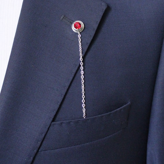 mens lapel chain