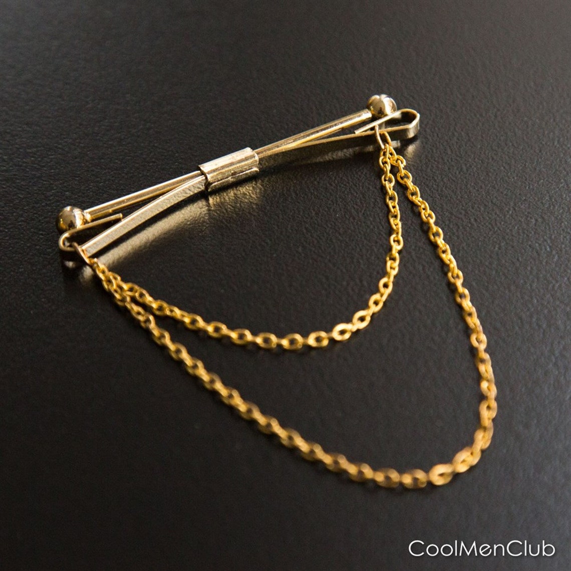 Gold Color Collar Pin Collar Bar Shirt Collar Clips Etsy UK